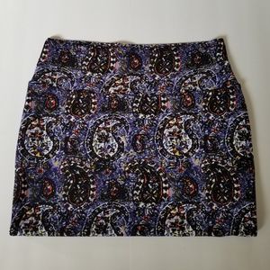 EUC LuLaRoe Cassie Pencil Skirt Paisley Print